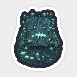 The Fungus Log Sticker